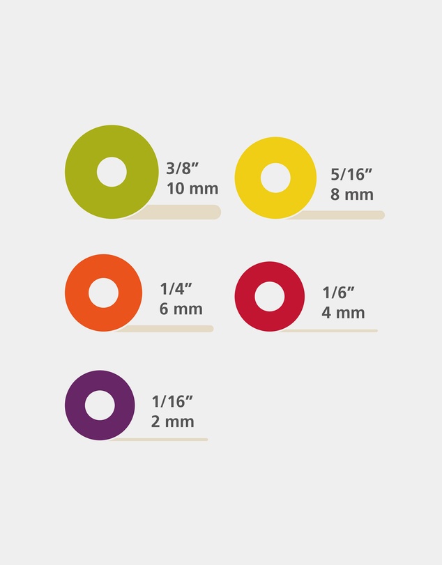 Joseph Joseph - PrecisionPin Adjustable Rolling Pin (Multicolour)