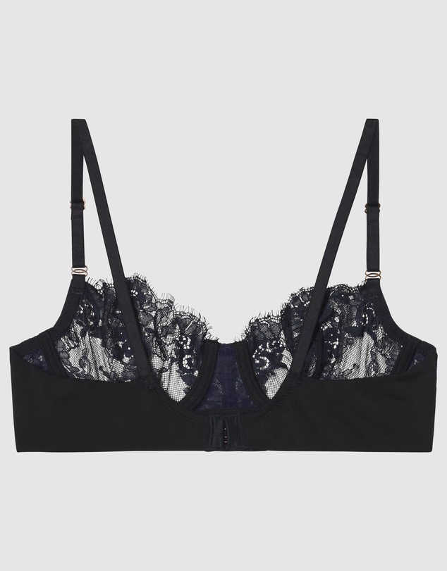 Skarlett Blue - Entice Wired Sheer Lace Balconette Bra