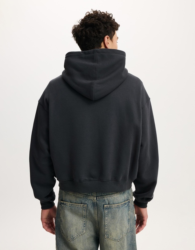 Cotton On - Cropped Zip Up Hoodie