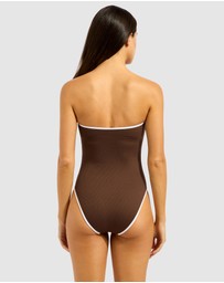 Seafolly - Beach Bound Ring Front Bandeau One Piece Swimsuit