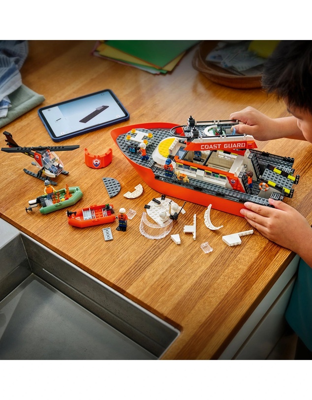 LEGO - 60504 Coast Guard Rescue Boat & Helicopter