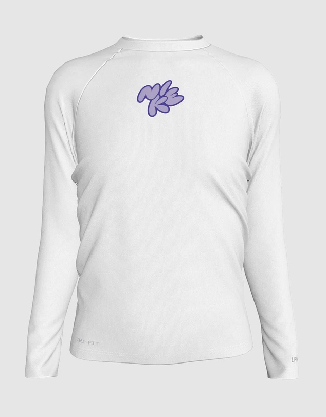 Nike - Bubble Script Big Kids Dri-Fit Long-Sleeve Hydroguard
