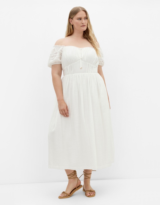 City Chic - Ariella Tier Midi Dress
