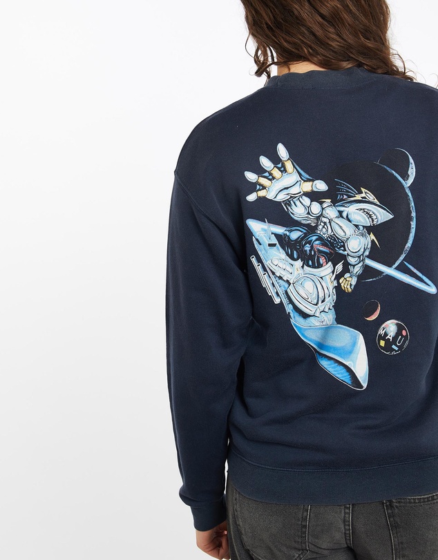 Vintage by The Real Deal - Pre Loved - Vintage 90s Maui & Sons Spaceboarding Sweatshirt