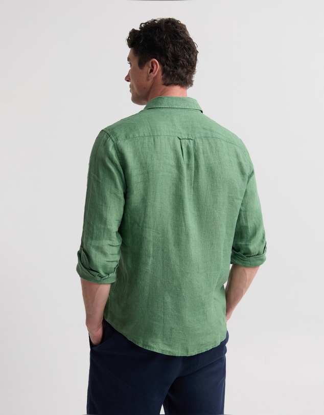 Oxford - Cooper Ls Delave Linen Shirt