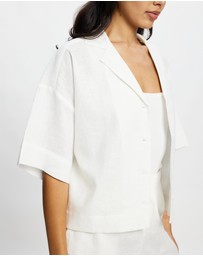White By FTL - Bay Linen Shirt