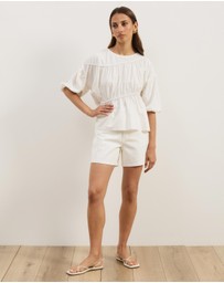 Atmos&Here - Cressida Smock Top