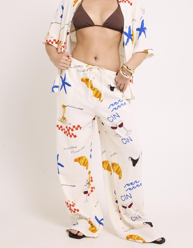 Subtitled - Escape Printed Pants