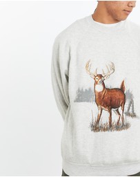Vintage by The Real Deal - Pre Loved - Vintage 80s Dear Wildlife Sweatshirt