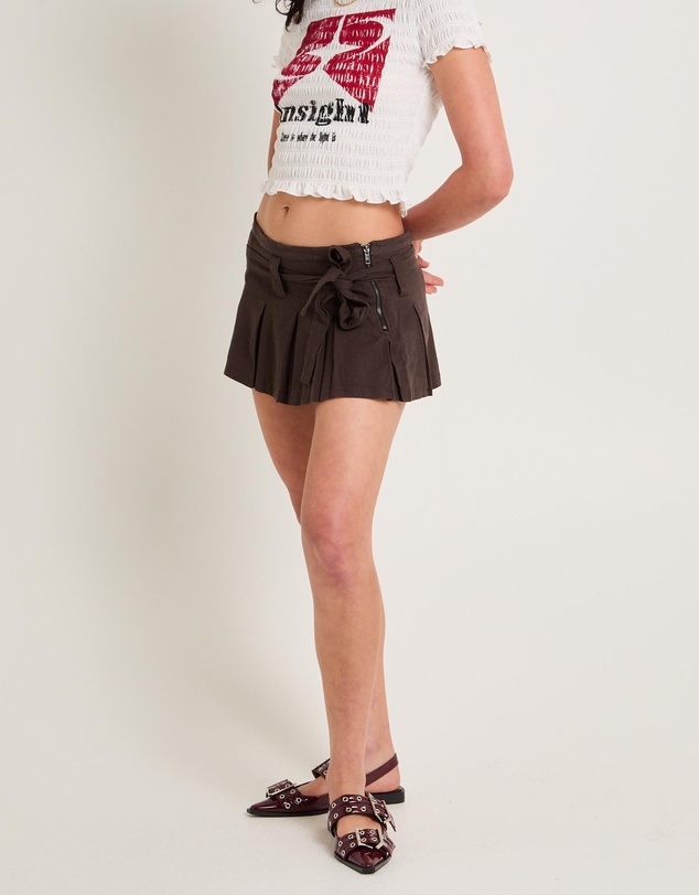 Insight - Mariola Pleated Mini Skirt