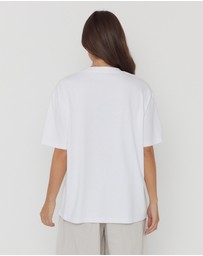 ALEXANDRA - Echo T-Shirt White