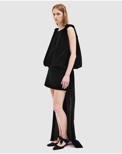 Black Velvet Suiting
