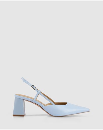 Pale Blue Leather