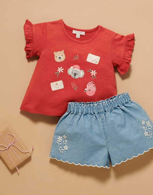 Purebaby - Christmas Wishes Tee -Kids-Babies