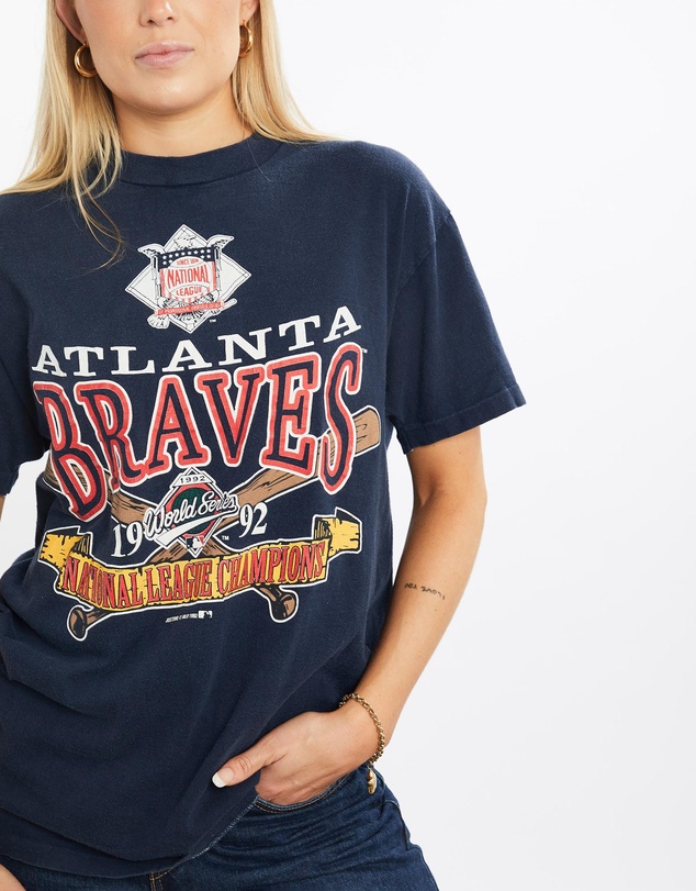 Vintage by The Real Deal - Pre Loved - Vintage 1992 MLB Atlanta Braves Tee