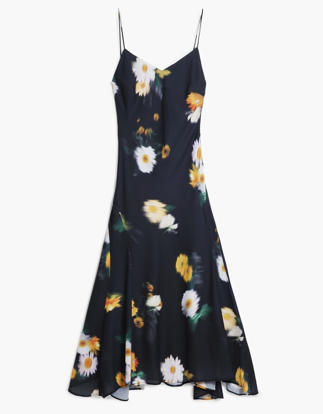 Desigual - Floral chiffon strap Dress