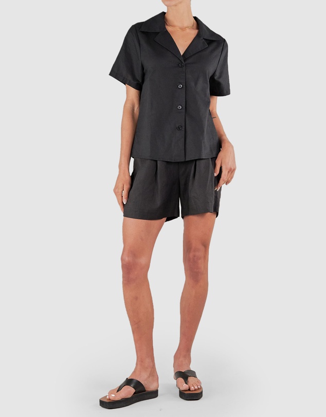 Amelius - Cancun Linen Bowling Shirt