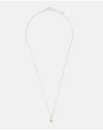 Georgini - Natural Peridot And Diamond August Silver Pendant