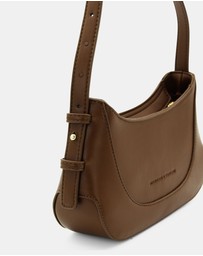 Morgan & Taylor - Aurora Shoulder Handbag in Chocolate Brown
