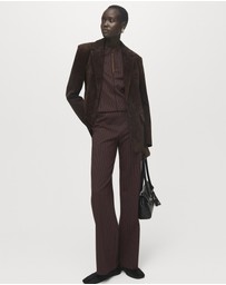 M.N.G - Straight-Fit Trousers With Elastic Waist