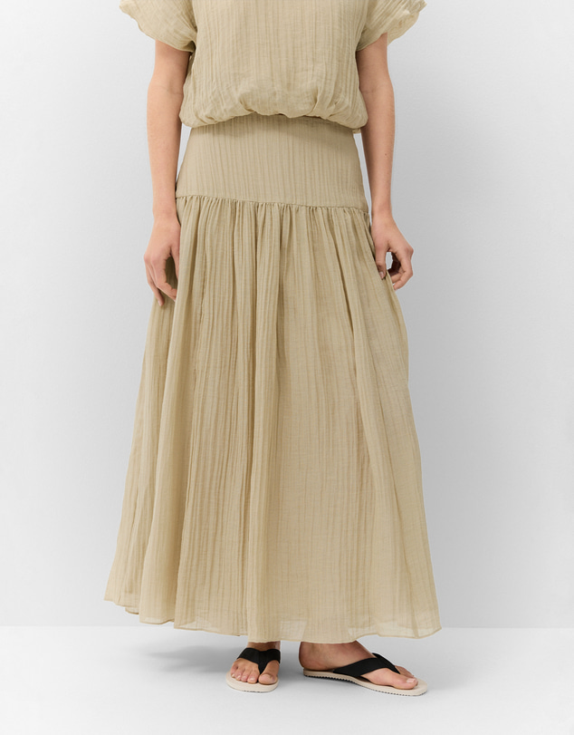 UNISON - Crinkle Basque Skirt