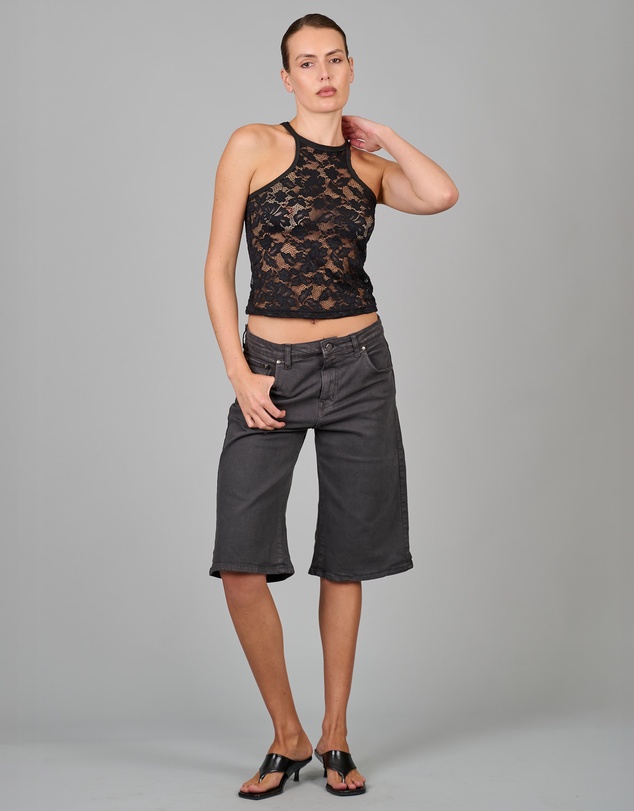 Love and Nostalgia - The Good Girl Super Racer Back - Black