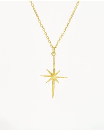 Ottoman Hands - Gold Northern Star Necklace