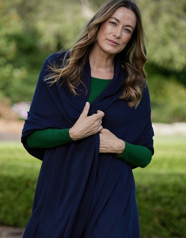 Bamboo Body - Bamboo & Recycled Cashmere Wool Travel Wrap 