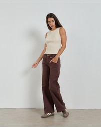 DRICOPER DENIM - Carrie Wide Straight Leg Jeans