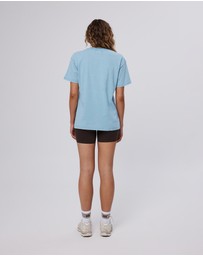 Upstate - Thrive Tee - Washed Retro Blue