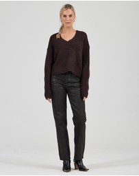 Rolla's - Tomboy V Neck Knit Top