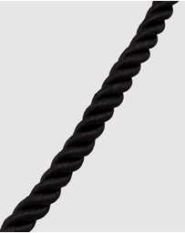 Kuzzoi - ICONIC EXCLUSIVE - Bracelet Male Cord Black 925 Sterling Silver Gold Plated
