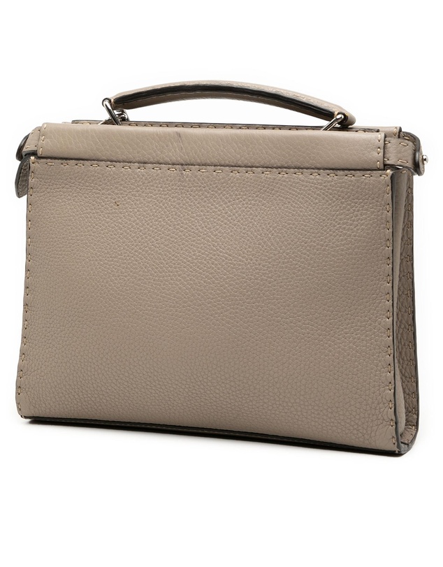 Pre-Loved by Azura Reborn - Pre-Loved Sue Tilley Mini Calfskin Romano Selleria Banana Peekaboo Iconic Fit Satchel