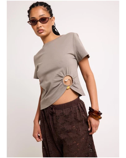 Alice In The Eve - Salma Beaded T-Shirt