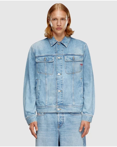 Diesel - Regular-fit trucker jacket
