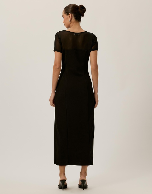Tussah - Olivia V-Neck Crepe Midi Dress