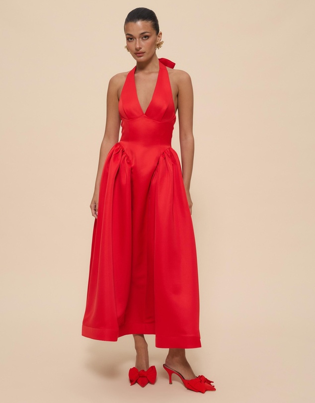 Revibe - Repaired CHANCERY Barlow Halter Dress - AU 12