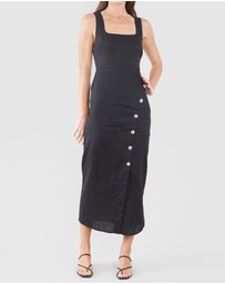 Amelius - Imari Linen Midi Dress