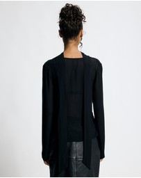 Revibe - Repaired Lover Morgana Cowl Scarf Neck Top - AU 12