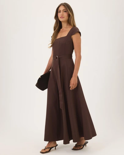 Atmos&Here - Poppy Short Sleeve Midi Dress