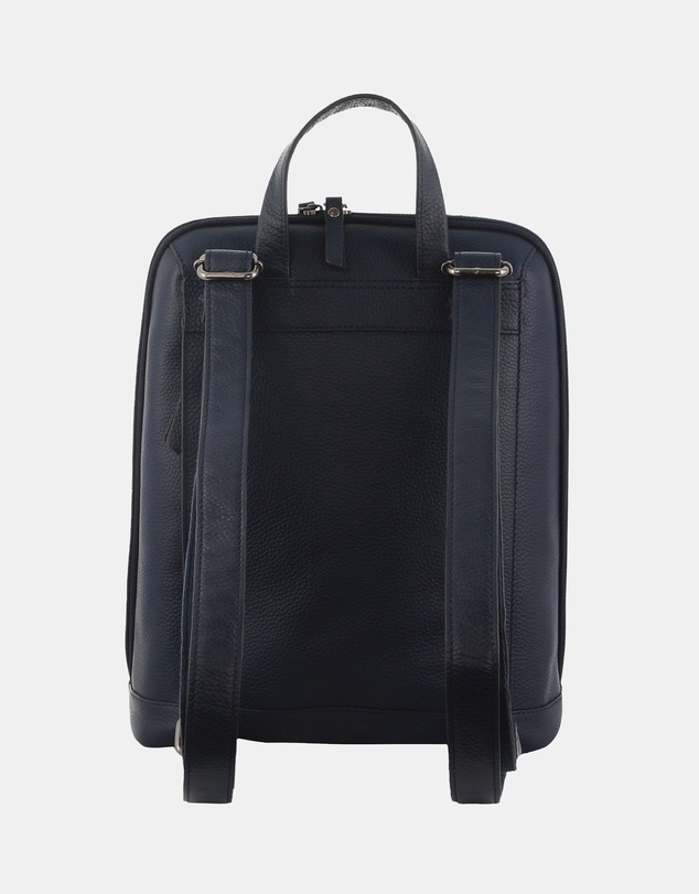 Milleni - Milleni Ladies Nappa Leather Twin Zip Backpack