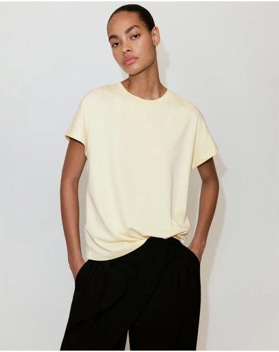 M.N.G - Short-Sleeved Cotton T-Shirt