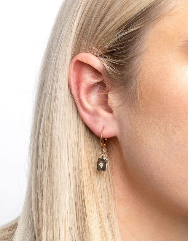 Lovisa - Gold Plated Brass Celestial Earring Stack 6-Pack
