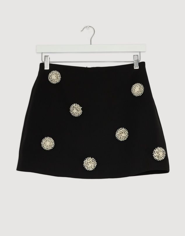 Revibe - Repaired BY JOHNNY. Priscilla Pearl Mini Skirt - AU 10