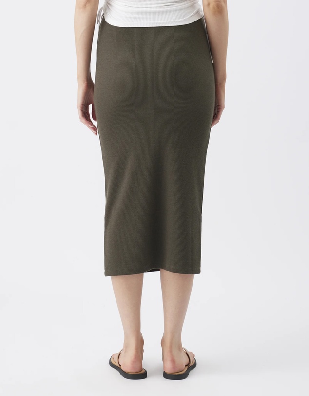 Ripe Maternity - Ribbed Knit Pencil Skirt