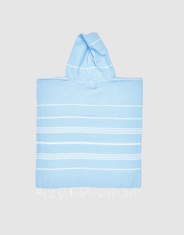 Tolu Australia - Baby Blue Kids Hooded Beach Towel
