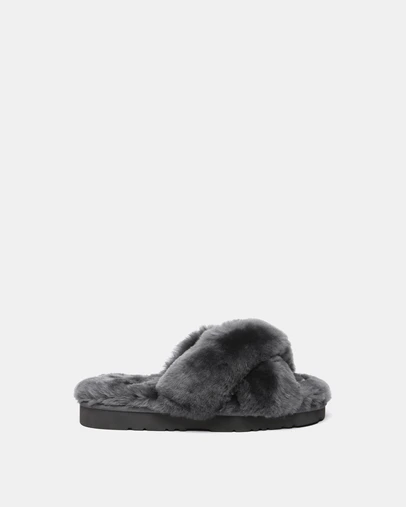 EVERAU - EverAU Ugg Leanna Double Faced Sheepskin Upper House Shoes