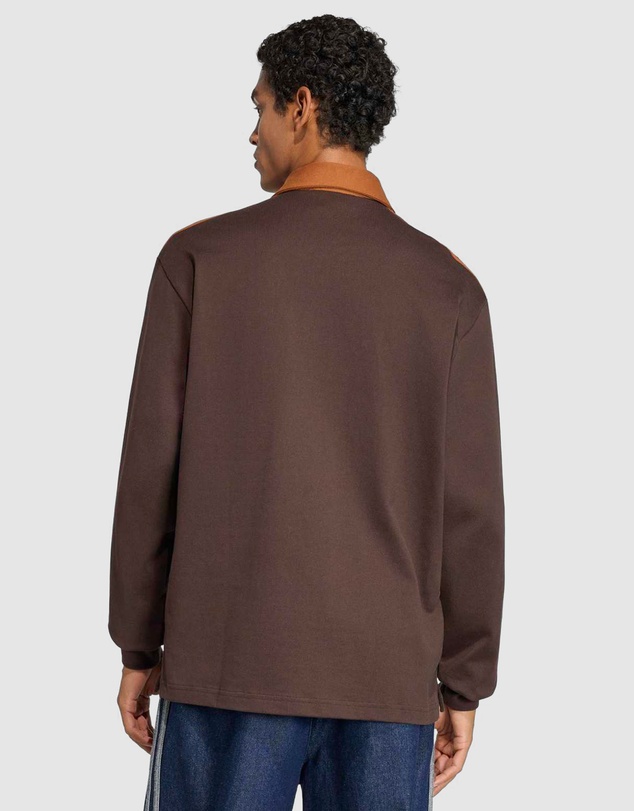 adidas Originals - 3-Stripes Rugby Long Sleeve Polo