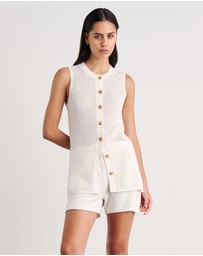Jag - Brita Longline Knit Vest