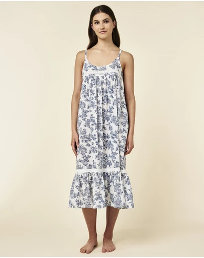 Papinelle - Nostalgia Strappy Lace Trim Nightie